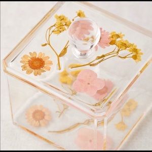 URBAN OUTFITTERS  Acrylic Dried Floral Stash Box